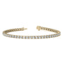 Pulsera tenis con diamantes cultivados en laboratorio de 6.00 CTW en oro de 14K, foto 2