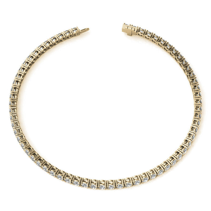 3.50 CTW Lab-Grown Diamond Tennis Bracelet in 14K Gold, photo 7