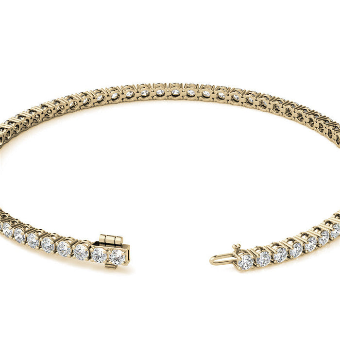 3.50 CTW Lab-Grown Diamond Tennis Bracelet in 14K Gold, photo 6