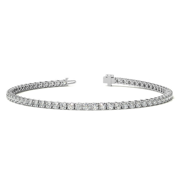 3.50 CTW Lab-Grown Diamond Tennis Bracelet in 14K Gold, photo 5