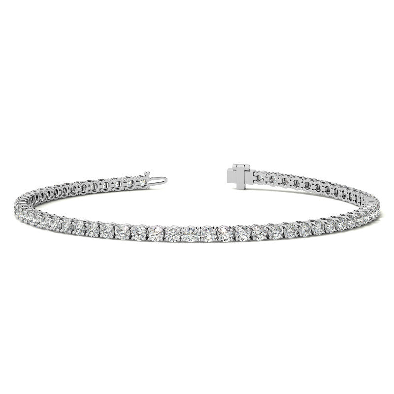3.50 CTW Lab-Grown Diamond Tennis Bracelet in 14K Gold, photo 5