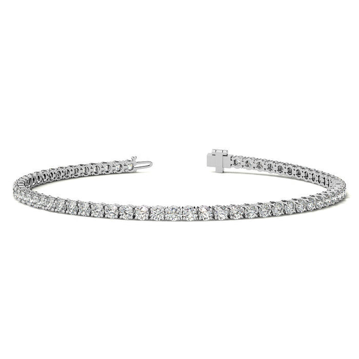 3.50 CTW Lab-Grown Diamond Tennis Bracelet in 14K Gold, photo 5