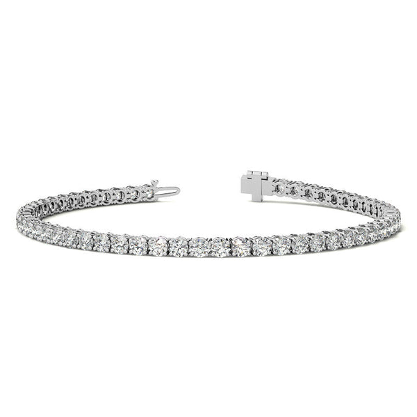 12.00 CTW Lab-Grown Diamond Tennis Bracelet in 14K Gold, photo 2