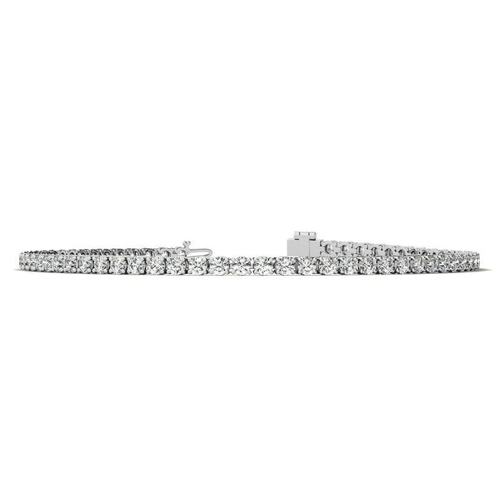3.50 CTW Lab-Grown Diamond Tennis Bracelet in 14K Gold, photo 4