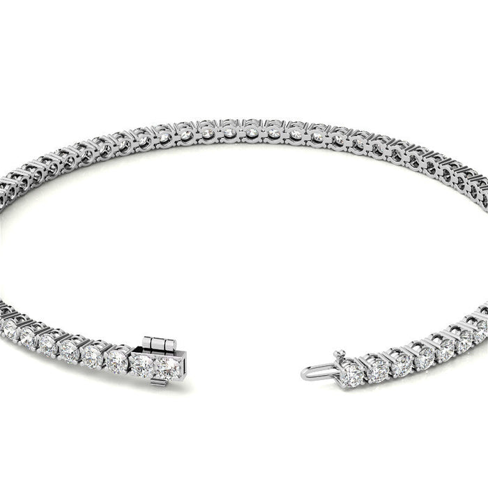 3.50 CTW Lab-Grown Diamond Tennis Bracelet in 14K Gold, photo 2