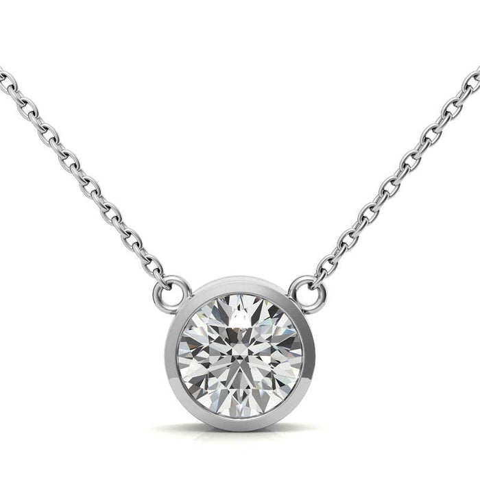 2.00 CTW Lab-Grown Diamond Solitaire Pendant in 14K Gold, photo 13