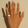 Anillo para meñique con esmalte negro, foto 4