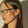 Bold Glam Cubic Zirconia Hoop Earrings, photo 6