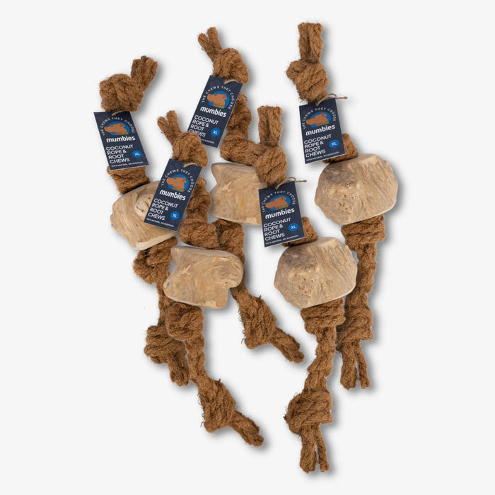 Cuerda de coco con mordedor de raíz de café para perro, foto 25