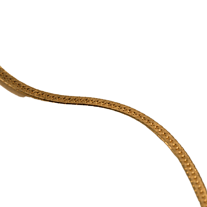 Men's Braided Flat Chain Necklace, photo 2