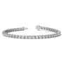 6 Ct DEW Lab-Created Moissanite Tennis Bracelet, Gold-Plated, photo 1