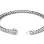 6 Ct DEW Lab-Created Moissanite Tennis Bracelet, Gold-Plated, photo 4