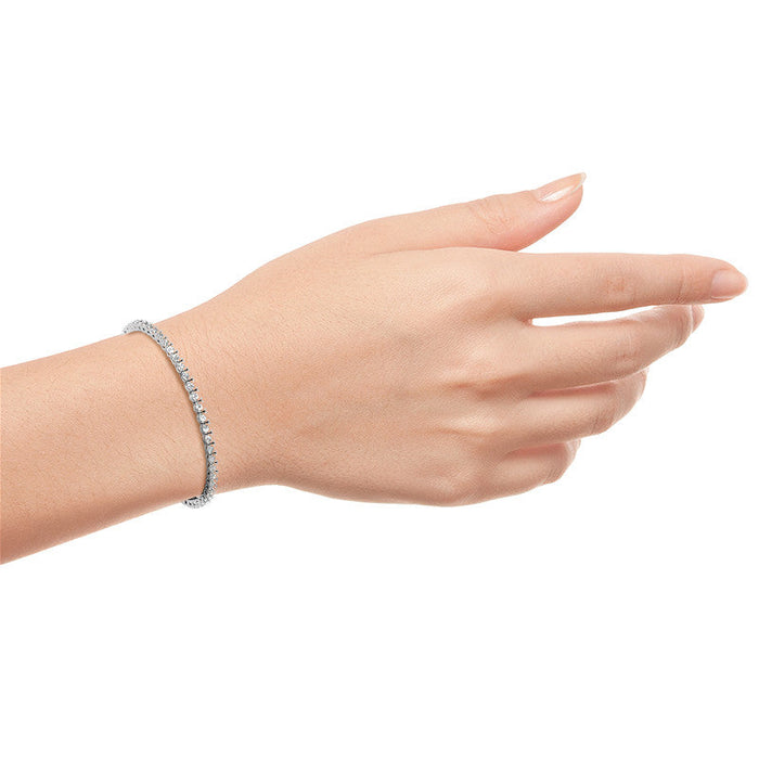 6 CTW Lab-Created Moissanite Bracelet in Gold-Plated Silver, photo 10