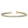 6 CTW Lab-Created Moissanite Bracelet in Gold-Plated Silver, photo 1