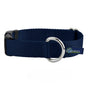 Collar para perro de nailon azul marino, 5/8 pulg. y 1 pulg. de ancho, foto 1