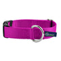 Collar para perro de nailon frambuesa, 5/8 pulg. y 1 pulg. de ancho, foto 1