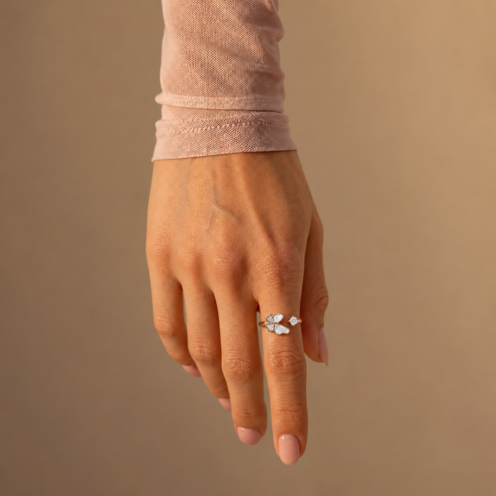 Butterfly Mother of Pearl Ring, photo 2