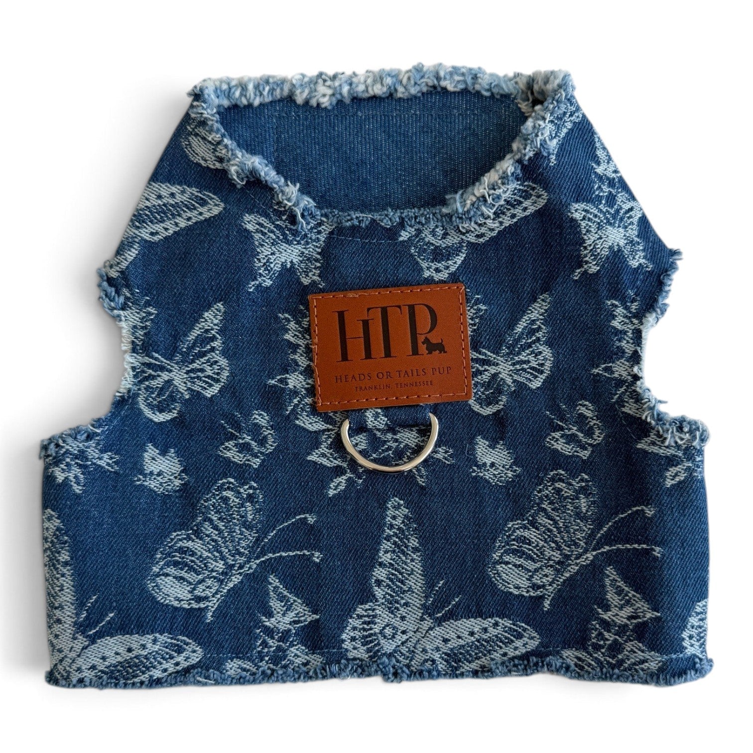 Printed Butterfly Denim Harness, photo 1
