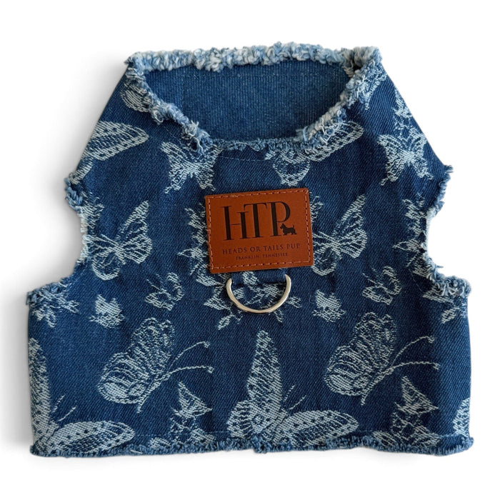 Printed Butterfly Denim Harness, photo 1