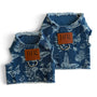 Printed Butterfly Denim Harness, photo 3
