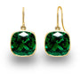 5.00 CTW Lab-Created Sapphire and Emerald Drop Earring Set, photo 3
