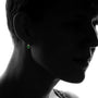 5.00 CTW Lab-Created Sapphire and Emerald Drop Earring Set, photo 6
