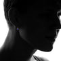 5.00 CTW Lab-Created Sapphire and Emerald Drop Earring Set, photo 7