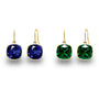 5.00 CTW Lab-Created Sapphire and Emerald Drop Earring Set, photo 8