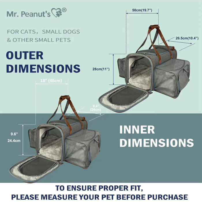 Gold Series Big Apple Double Expandable Pet Carrier, photo 2