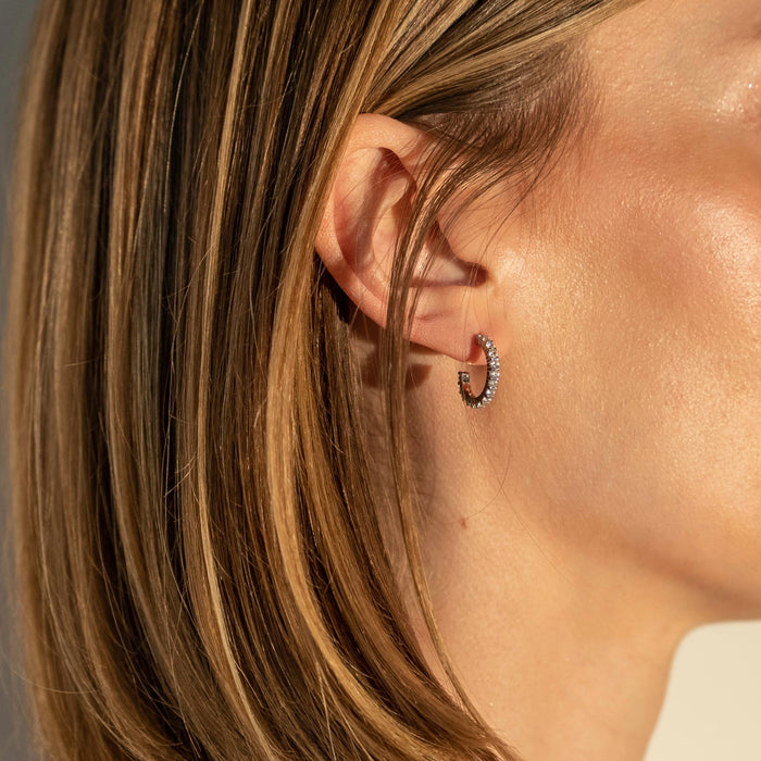 Celeste Cubic Zirconia Hoop Earrings, photo 5