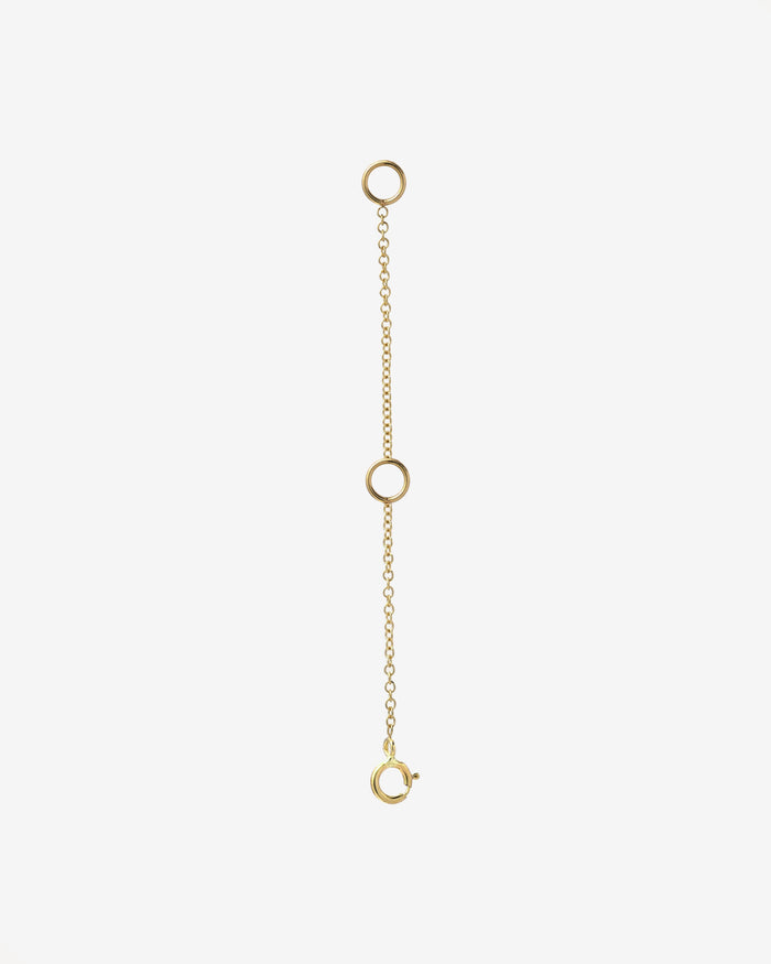 Extensor de cadena de eslabones tipo cable en oro de 14K, foto 1