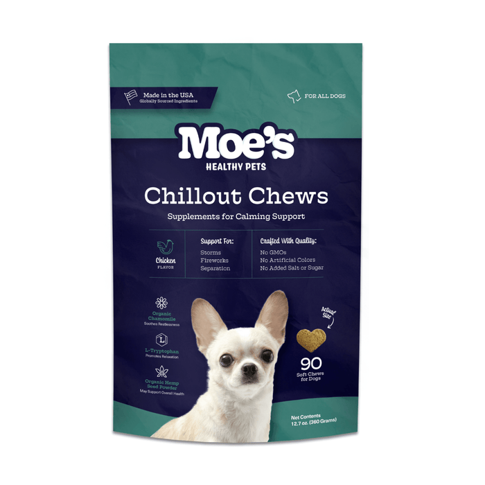 Masticables suaves Chillout con semilla de cáñamo y manzanilla para perro