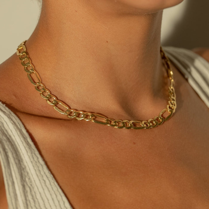 Men's Chunky Figaro Chain Necklace, photo 2