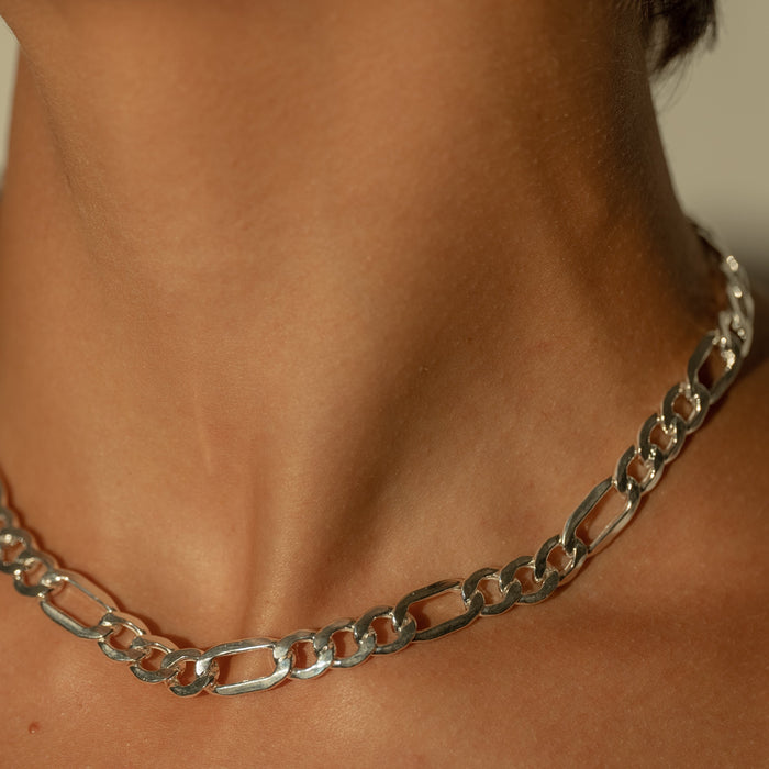 Men's Chunky Figaro Chain Necklace, photo 4