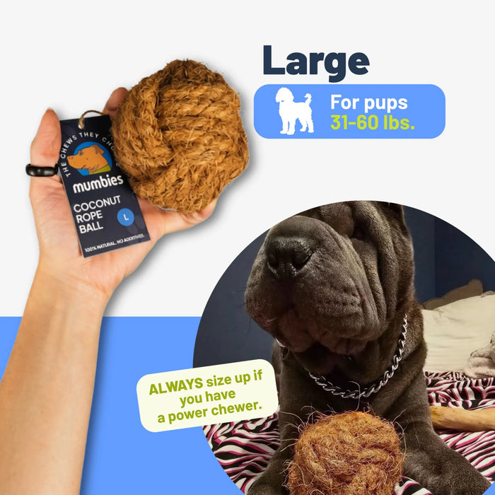 Coconut Rope Ball Dog Toy, photo 37