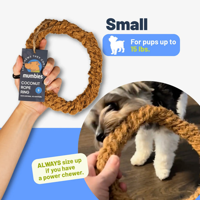 Aro de cuerda de coco para perro, foto 33