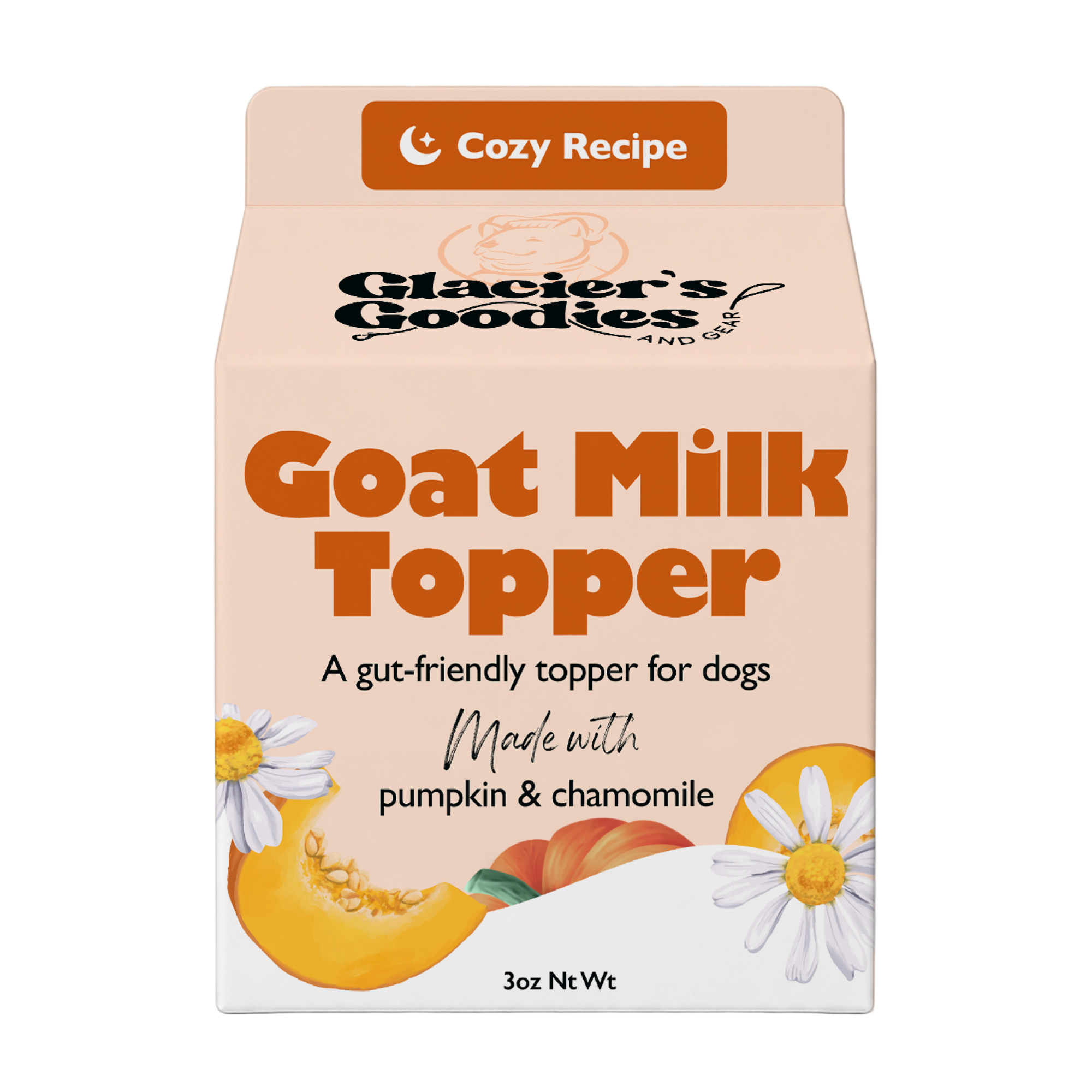 Pumpkin and Chamomile Goat Milk Dog Food Topper, photo 1