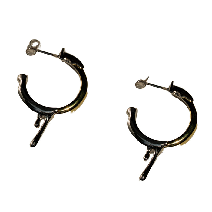 Dipped Two-Tone Hoop Earrings, photo 8