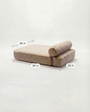 Modern Day dog bed dimensions: 35 in wide and 28 in deep