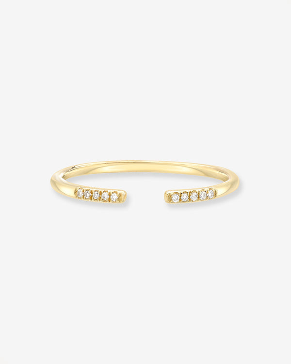 14K Gold Diamond Claw Ring, photo 1