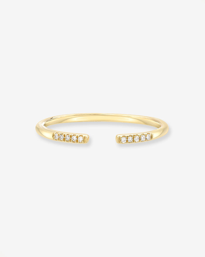 14K Gold Diamond Claw Ring, photo 1