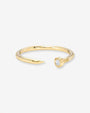 14K Gold Diamond Nail Cuff Ring, photo 1