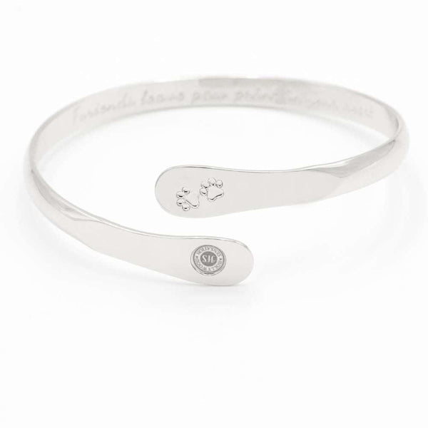 Furiends Leave Paw Print in Your Heart Engraved Cuff, photo 1