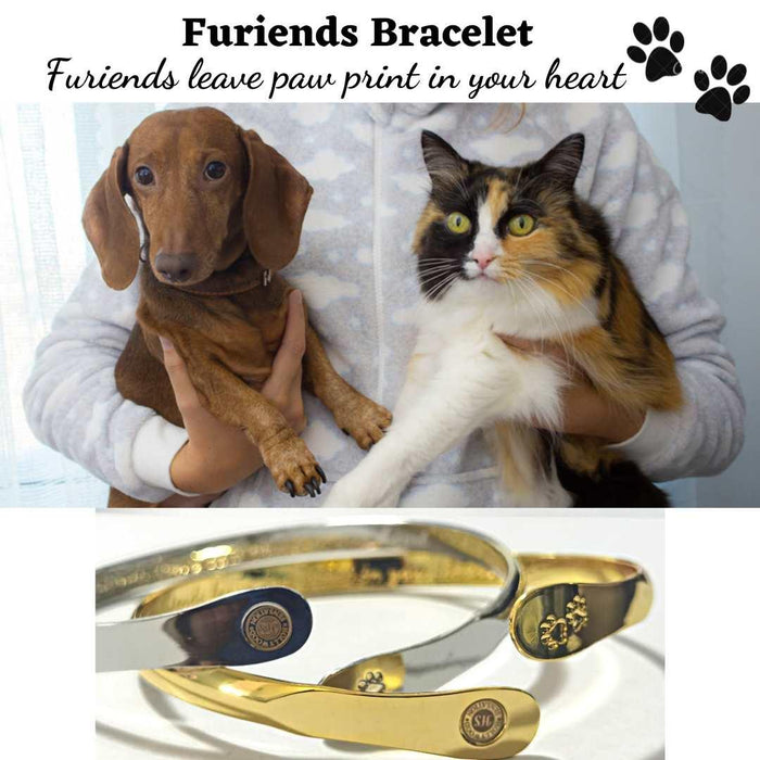 Brazalete grabado Furiends Leave Paw Print in Your Heart, foto 14