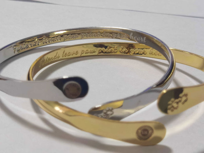 Brazalete grabado Furiends Leave Paw Print in Your Heart, foto 22