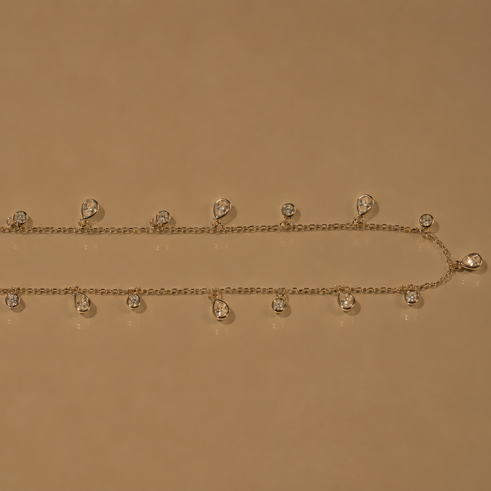 Collar Drippy con zirconia cúbica, foto 2