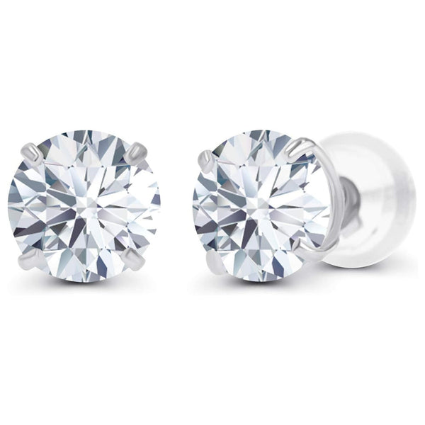 1.50 CTW Lab-Grown Diamond Stud Earrings in 14K Gold, photo 1