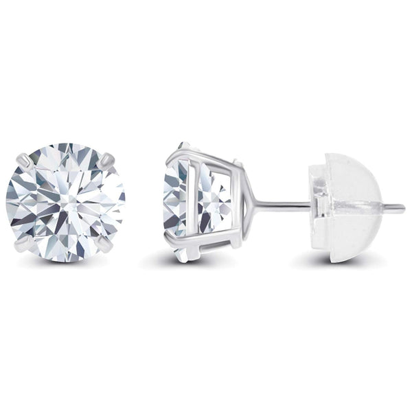 1.50 CTW Lab-Grown Diamond Stud Earrings in 14K Gold, photo 2