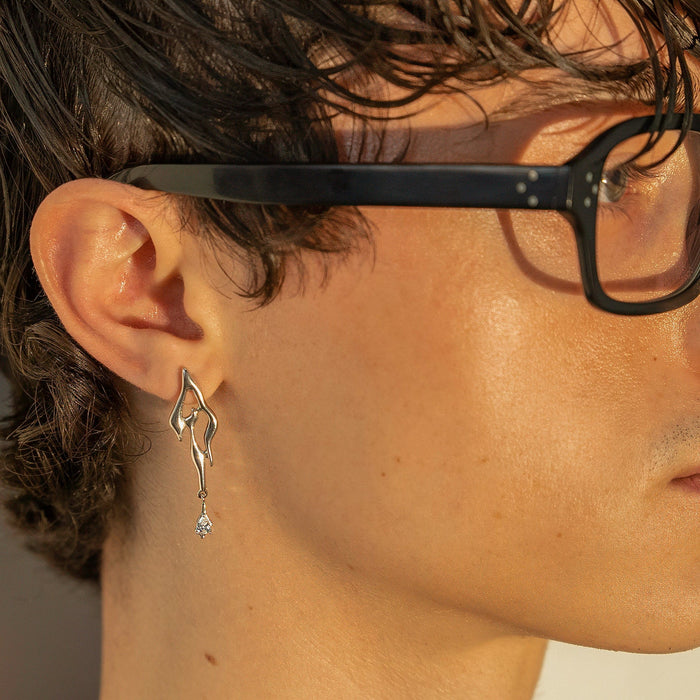 Men's Ember Cubic Zirconia Earrings, photo 2