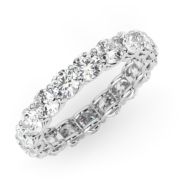 2 CTW Round Lab-Grown Diamond Eternity Band in 14K Gold, photo 2